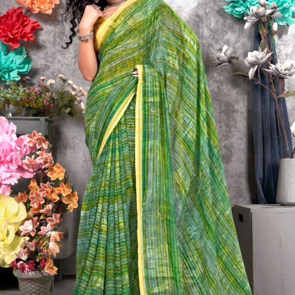 Arnika Georgette Print Saree