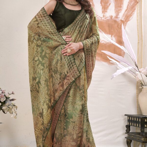Aaliyah Print Saree