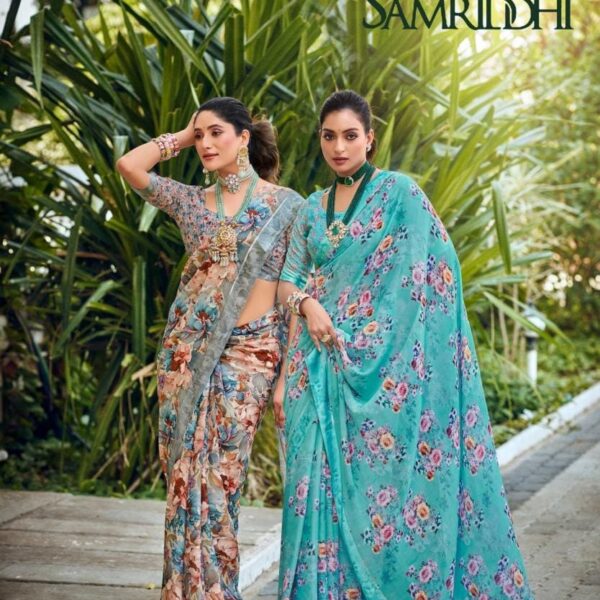 Samriddhi Dal Mos Saree