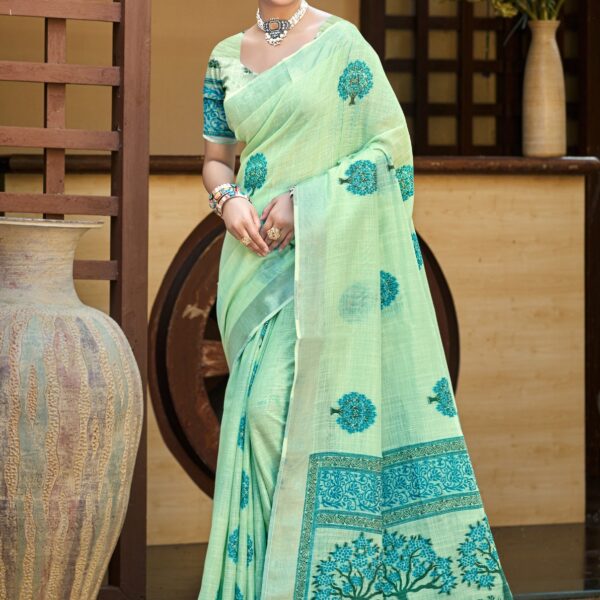 Bindiya Linen Saree