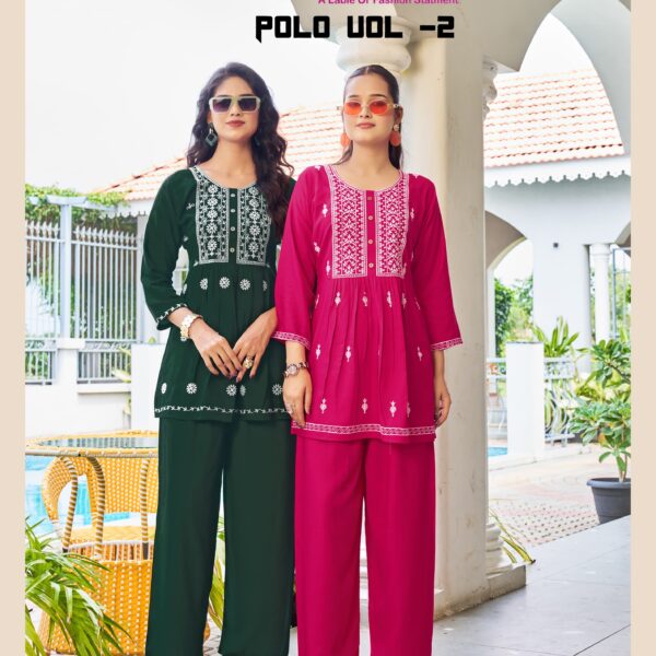 Fancy Co-ord Set Collection POLO Vol 02