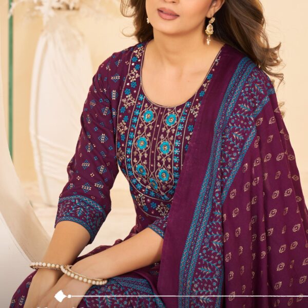 Nithya Anarkali Gown with Dupatta