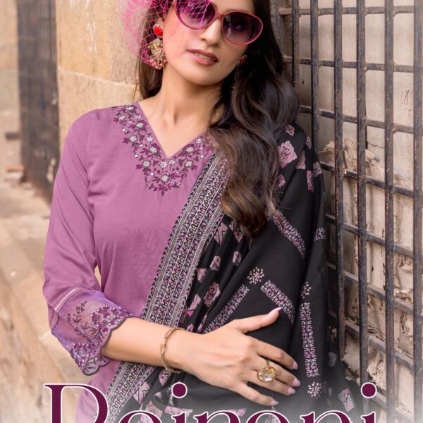 RajRani by WOOGLEE  Viscose Weaving Top with Thread & Handwork