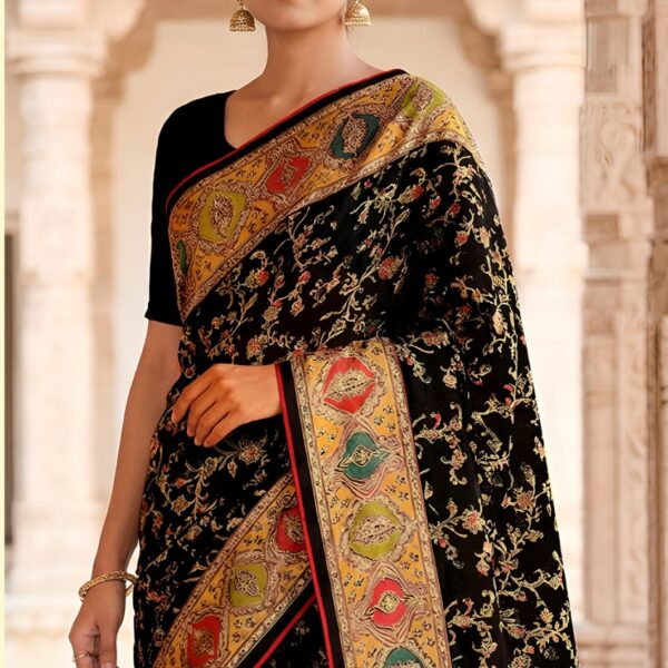 Vallabhi Prints Simoneeta Ethnic Brasso 6-Pcs Black Collection