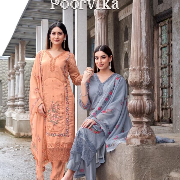 WOOGLEE Poorvika 3 PCS Suit Set