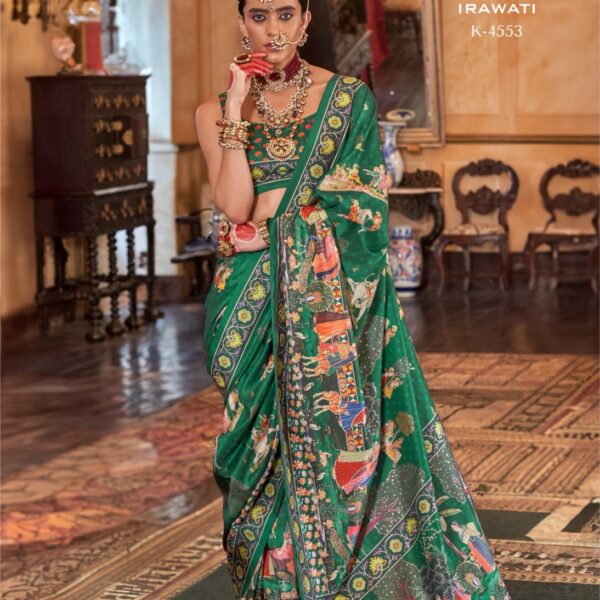 KRESHVA IRAWATI Super 801 P.V. Silk Luxury Saree