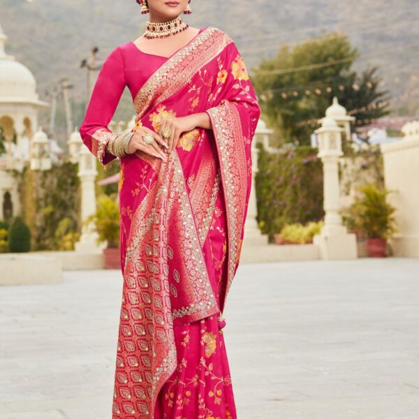 SHISHA Kum Kum Vol-07 Viscose Russian Silk Designer Saree Collection