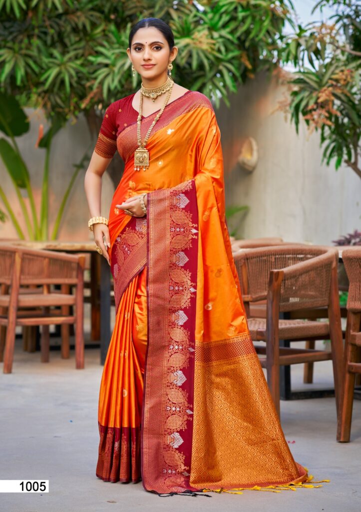 soft silk saree wholesale India bunawat omkara silk saree