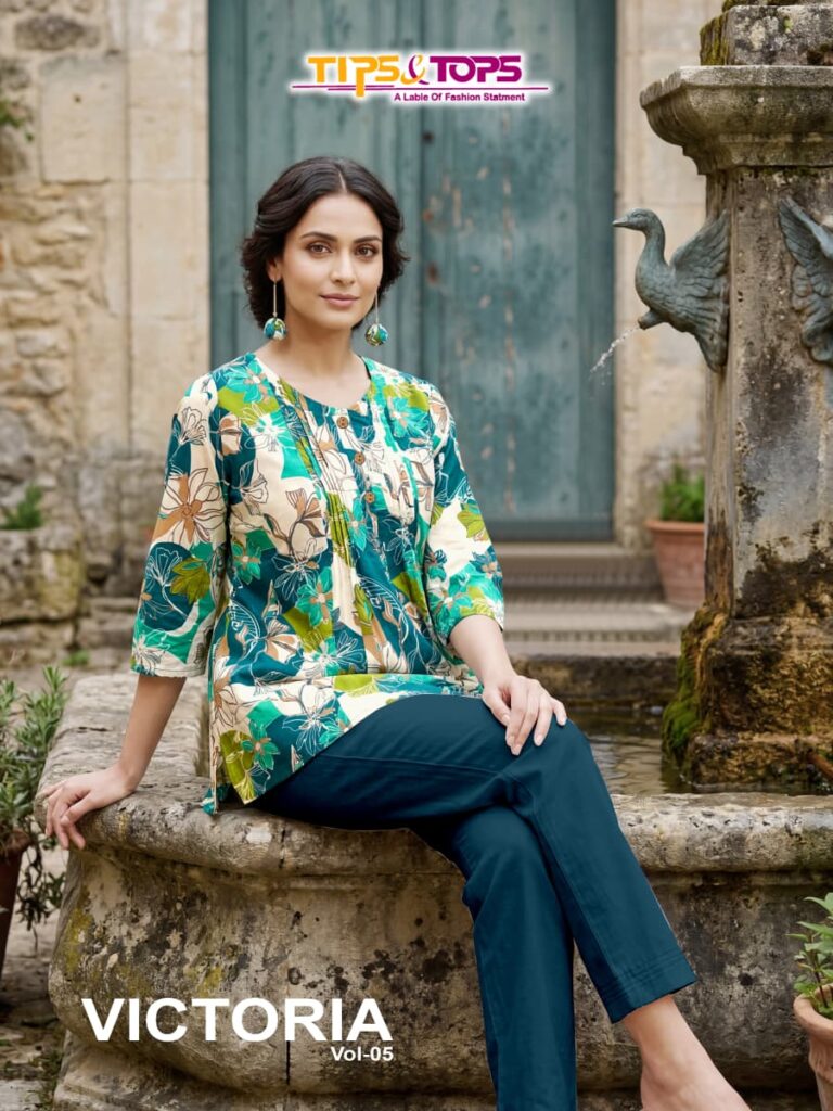 Latest fancy short tops catalogue Victoria Vol 05 for boutique and reseller