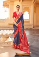 Kreshva Mantra Patola Vol 2 Mercerized Sigma Silk Saree with Sambalpuri Pallu