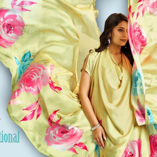 Sushma Style Digital Printed Satin Saree Catalogue – Wholesale & Export