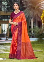 Bunawat Exonic Silk Wholesale Saree Export Quality Soft Silk