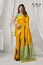 Buy Gobuni Shraddha Full Set 06 Pc Soft Silk Saree at The OM Dresses