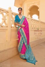 Traditional Patola Design Saree by Kreshva Mantra Patola Vol 2 Collection
