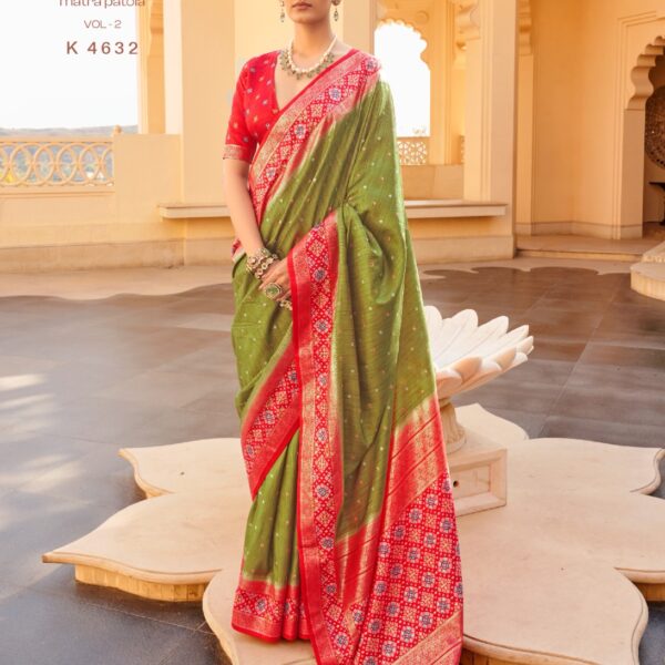 KRESHVA Mantra Patola Vol 2 Mercerized Sigma Silk Saree Collection