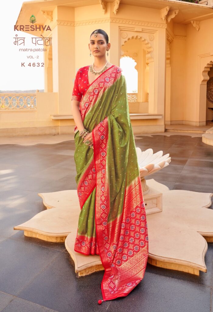 KRESHVA Mantra Patola Vol 2 Mercerized Sigma Silk Saree Collection