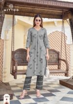 Mittoo Floral Style Cotton Flex Printed Kurti Set wholesale India