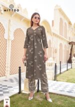 Mittoo Floral Style Cotton Flex Printed Kurti Set wholesale India