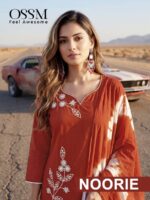 OSSM Noorie Summer Suits with Pant Pockets and Mal-Mal Dupatta