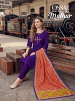 Breathable summer ethnic wear for women - OSSM Malhar Vol 5 cotton kurti set