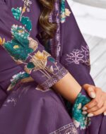 Detailed Hand Work on Neck Radhika Lifestyle Aarohi Vol 2 Modal Discharge Print