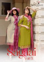 Wooglee Sagaai Vol 3 kurti set premium ethnic wear for wholesale export and boutique buyers