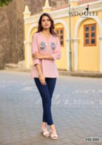 Liyana Design 6 Thread Work Top by Wooglee in Premium Heavy Rayon Fabric