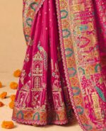 Tathastu Anaara 8200 Dola Zari Silk Saree with Heavy Embroidery Work Wholesale Bridal Saree Collection India