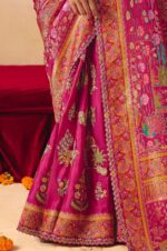 Tathastu Anaara 8200 Dola Zari Silk Saree with Heavy Embroidery Work Wholesale Bridal Saree Collection India