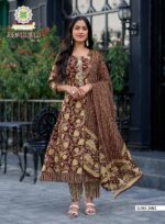 Designer Cotton Anarkali Set Vol 2 Design