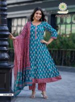 PASSION TREE anarkali vol 2 designer cotton set design 8