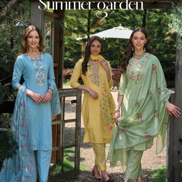 Summer Garden Cotton Kurti Set Wholesale by Kailee Fashion