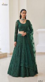 Alizeh Bridal 1083 Designer Lehenga Choli with Dupatta