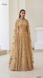 Alizeh Bridal Heritage 1083 Lehenga Fabric Detailing