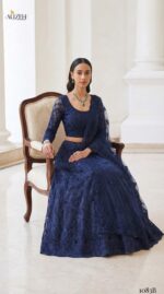 Alizeh Heritage Colours 1083 Lehenga Flare View