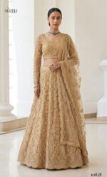 Alizeh Bridal Heritage Colours 1083 Lehenga Choli Back Design