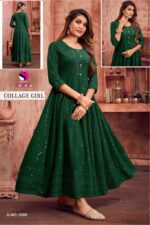 College Girl kurti stylish ethnic wear rayon shiffli work