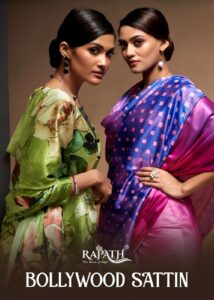 Crêpe Silk party wear Saree set 6 pcs full set wholesale
