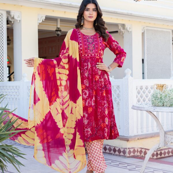 ERRAHA Trisha Vol-5 wholesale umbrella cut suit set latest design