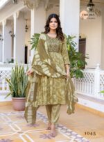 ERRAHA Trisha Vol-5 sleeve design premium rayon foil print