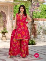 Radhika Lifestyle Glam Look Vol-2 Milano Silk Kurti Plazo Set With Dupatta