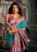 Gobuni Shravya Silk 2103 jhallar pallu border detail premium soft silk saree