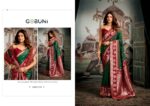 Gobuni Shravya Silk 2102 mina work border closeup festive silk saree