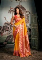 Gobuni Shravya Silk series 2103 soft silk saree with mina work and designer finish