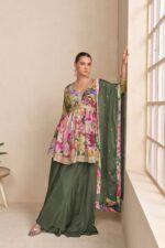 Premium Real Chinon ethnic wear collection Raaga for women.