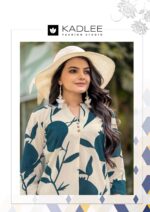 Wholesale exporter ethnic wear KADLEE ROSY Rayon Flex printed two-piece set.