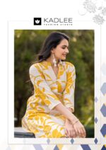 Latest KADLEE ROSY collection featuring 5 stylish designs in Rayon Flex print.