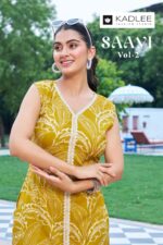Kadlee Saavi Vol 2 design 6 wholesale rayon top bottom set