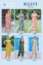 Kadlee Saavi Vol 2 design 6 rayon print bottom pant