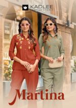 Kadlee Martina catalog design 6 thread embroidery and handwork suit